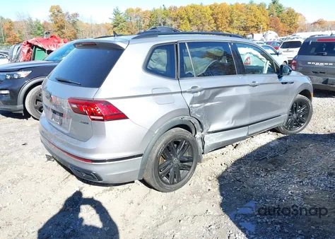 2022 Volkswagen Tiguan 2.0T Se R-Line Black из США, поврежденный, VIN 3VV8B7AX5NM003466